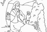 Free Coloring Pages for Zacchaeus Free Printable Jesus Coloring Pages Freecoloring