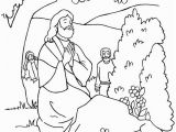 Free Coloring Pages for Zacchaeus Free Printable Jesus Coloring Pages Freecoloring