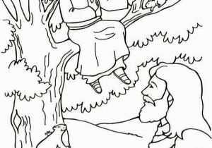 Free Coloring Pages for Zacchaeus Zacchaeus Coloring Page