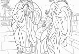 Free Coloring Pages Jesus and Nicodemus Jesus and Nicodemus Coloring Page