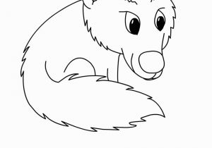 Free Coloring Pages Of Arctic Animals Arctic Fox Coloring for Kids Esl