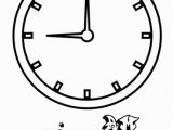 Free Coloring Pages Of Clocks Nine Hours Coloring Page From Telling Time Worksheets