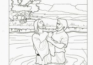 Free Coloring Pages Of Jesus Being Baptized Coloring Coloring Page Jesus Baptism for Kids Pages Lds