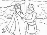 Free Coloring Pages Of Jesus Being Baptized Coloring Page for Kids Staggering Jesus Baptisming Page