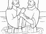 Free Coloring Pages Of Jesus Being Baptized Library Of Clip Art Black and White On Jesus and John the