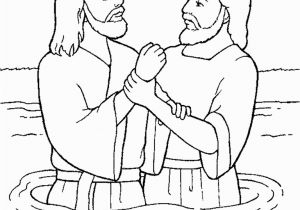 Free Coloring Pages Of Jesus Being Baptized Library Of Clip Art Black and White On Jesus and John the