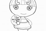 Free Coloring Pages Of Lalaloopsy Dolls Lalaloopsy Doll Coloring Page for Kids Printable Free