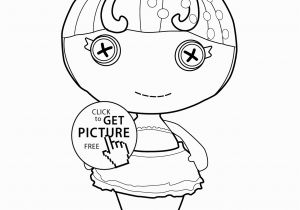 Free Coloring Pages Of Lalaloopsy Dolls Lalaloopsy Doll Coloring Page for Kids Printable Free