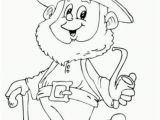 Free Coloring Pages Of Leprechauns Saint Patricks Day Leprechaun Holding Pipe Coloring Page for