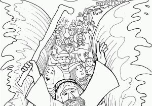 Free Coloring Pages Of Moses and the Red Sea Moses Parting the Red Sea Coloring Page Coloring Home