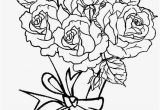 Free Coloring Pages Of Roses and Heart 25 Rose Coloring Page