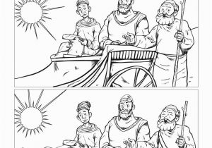 Free Coloring Pages Philip and the Ethiopian Acts 8 Philip and the Ethiopian Kids Spot the Difference Acts 8