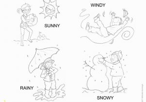 Free Coloring Pages Seasons Weather Coloring Page