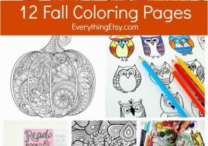 Free Fall Coloring Pages for Adults 12 Free Fall Coloring Pages for Adults Crafts Pinterest