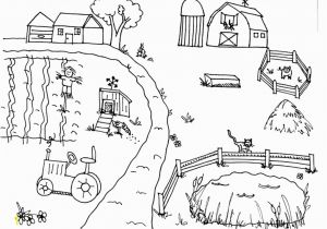 Free Farm Scene Coloring Pages Collection Of Coloring Pages Farm Scenes