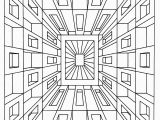 Free Geometric Shapes Coloring Pages Free Coloring Page Coloring Op Art Jean Larcher 1