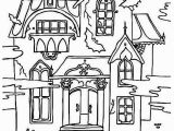 Free Halloween Haunted House Coloring Pages Free Printable Haunted House Coloring Pages for Kids