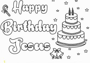 Free Happy Birthday Jesus Coloring Pages Christmas Happy Birthday Jesus Coloring Pages