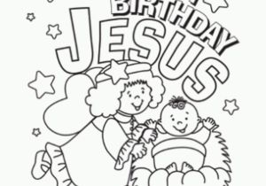 Free Happy Birthday Jesus Coloring Pages Happy Birthday Jesus Clip Art