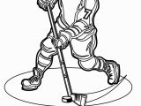 Free Hockey Coloring Pages to Print Hat Trick Hockey Coloring Sheets Free