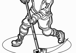 Free Hockey Coloring Pages to Print Hat Trick Hockey Coloring Sheets Free