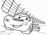 Free Lightning Mcqueen Coloring Pages Online Lightning Mcqueen and Chick Hicks Race Coloring Sheet Printable