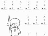 Free Math Coloring Pages for 1st Grade 1st Grade Worksheets Best Coloring Pages for Kids