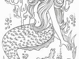 Free Mermaid Coloring Pages for Adults Realistic Mermaid Illustrations Undersea Coloring Sheets