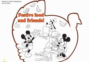 Free Mickey Mouse Thanksgiving Coloring Pages Thanksgiving Coloring Pages