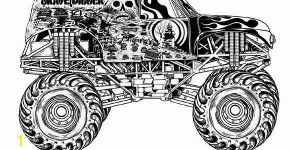 Free Monster Truck Coloring Pages Grave Digger Coloring Pages Grave Digger Coloring Pages