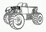 Free Monster Truck Coloring Pages Monster Truck with An Open top Coloring Page for Kids