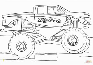 Free Monster Truck Coloring Pages to Print Get This Bigfoot Monster Truck Coloring Page