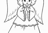 Free Nativity Coloring Pages Christmas Angel Christmas Coloring Page