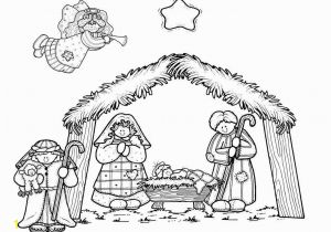 Free Nativity Coloring Pages Manger Line Drawing Google Search