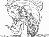 Free Ocean Coloring Pages Mermaid Myth Mythical Mystical Legend Mermaids Siren Fantasy