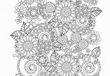 Free Online Coloring Pages for Adults Flowers Flower Coloring Pages for Adults Best Coloring Pages for
