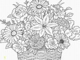 Free Online Coloring Pages for Adults Flowers Print Cute Flower Adult Coloring Pages Coloring Home