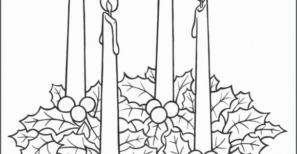 Free Printable Advent Wreath Coloring Pages Advent Candles Coloring Page