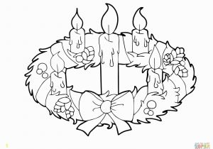 Free Printable Advent Wreath Coloring Pages Advent Wreath and Candles Coloring Page