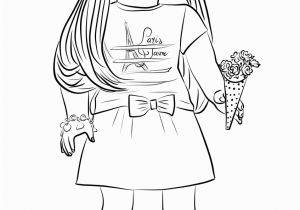 Free Printable American Girl Coloring Pages American Girl Grace Thomas Coloring Page