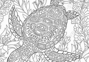 Free Printable Animal Coloring Pages for Adults Advanced Ocean World Turtle 2 Coloring Pages Animal Coloring Book Pages