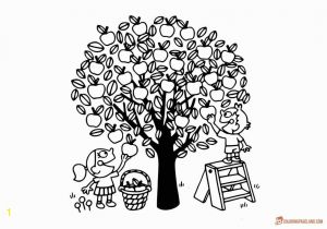 Free Printable Apple Tree Coloring Pages Apple Tree Coloring Pages Downloadable and Printable