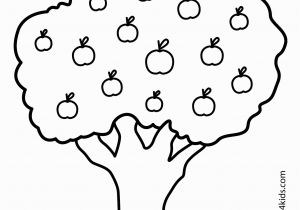 Free Printable Apple Tree Coloring Pages Nature Apple Tree Coloring Page for Kids Printable Free