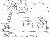 Free Printable Beach Scene Coloring Pages Free Printable Beach Coloring Pages for Kids