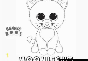 Free Printable Beanie Boo Coloring Pages Beanie Boo Cat Moonlight Free Printable Coloring Pages for Kids