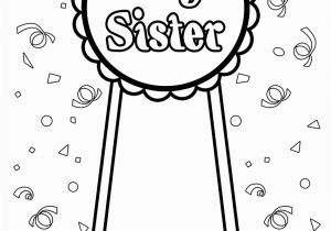 Free Printable Big Sister Coloring Pages Big Sister Coloring Page