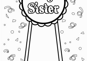 Free Printable Big Sister Coloring Pages Big Sister Coloring Page
