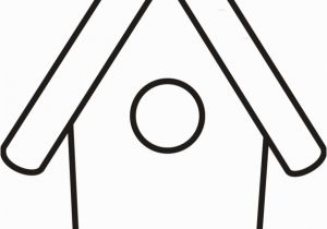 Free Printable Birdhouse Coloring Pages Birdhouse Clipart Black and White Free Clip Art Images