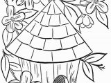 Free Printable Birdhouse Coloring Pages Bonnie A Book to Color