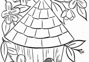 Free Printable Birdhouse Coloring Pages Bonnie A Book to Color